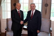 Başbakan Yıldırım ile MHP Lideri Bahçeli Çankaya'da Buluştu