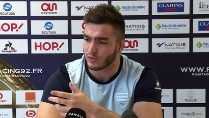 Top 14     Section paloise - Racing 92: conférence d'avant match de Teddy Baubigny