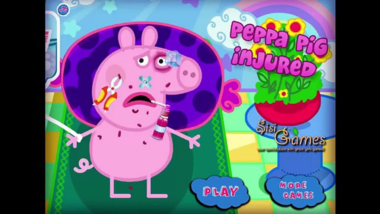 Peppa Pig Injured - Peppa Pig Movie Games