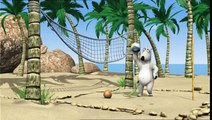 [38]Animated Cartoon Bernard Bear - Beach volleyball - All Language-ShiaTV.net-standard