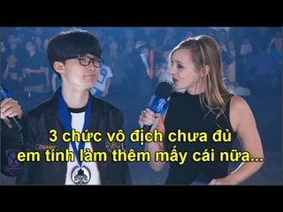 Phỏng vấn Faker: "Em đã rất điên tiết và muốn ăn thêm vài chức vô địch thế giới nữa!"
