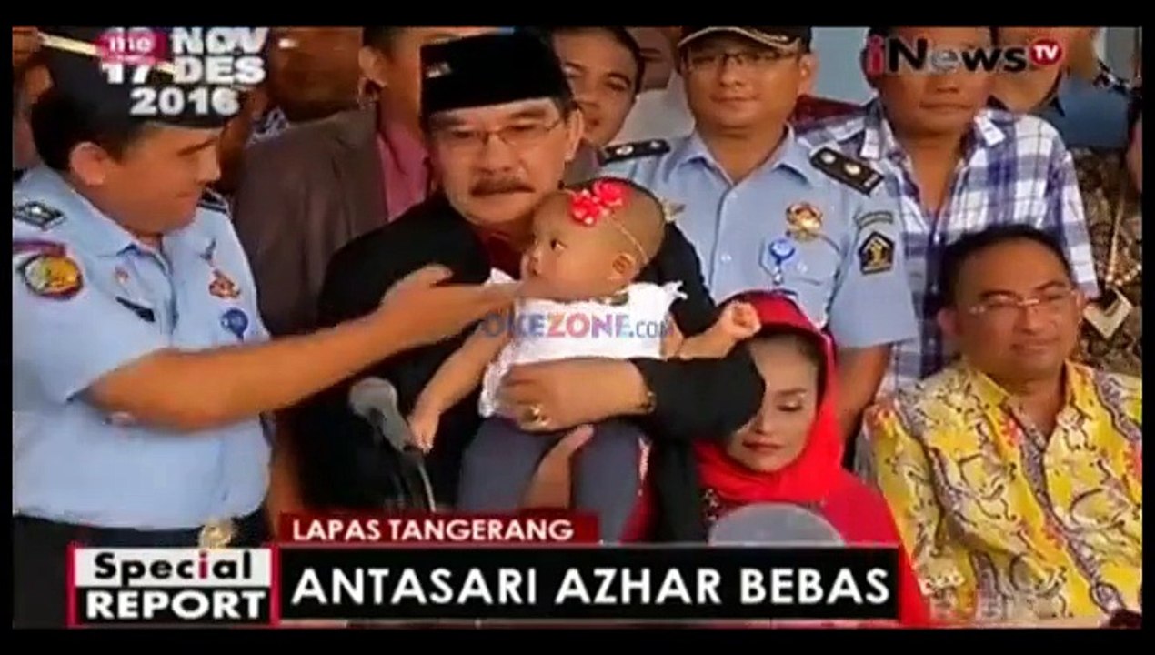 Detik-detik Antasari Azhar keluar dari lapas