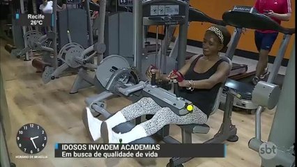 Um em cada três frequentadores de academia é idoso