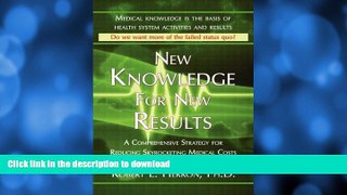 FAVORITE BOOK  New Knowledge for New Results  PDF ONLINE