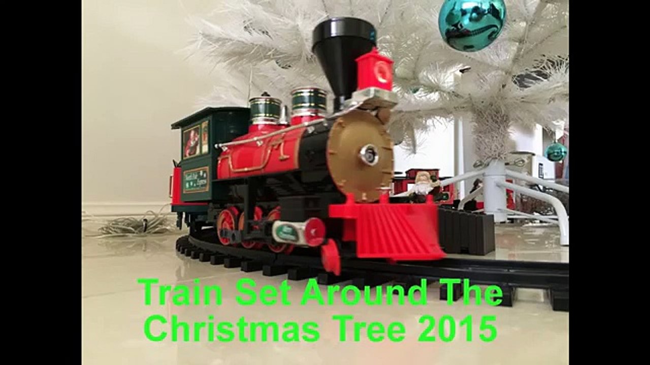 North Pole Express Train Set Around The Christmas Tree new