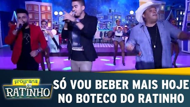 Só vou beber mais hoje no Boteco do Ratinho
