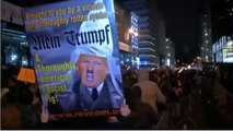 A New York, des milliers de manifestants protestent contre l'élection de Trump
