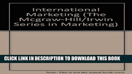 [PDF] International Marketing (The Mcgraw-Hill/Irwin Series in Marketing) Full Collection