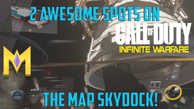 CoD iW Glitches - 2 Awesome Spots On SkyDock CoD IW Glitches