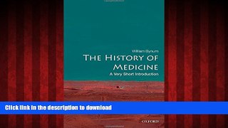 Buy book  The History of Medicine: A Very Short Introduction online