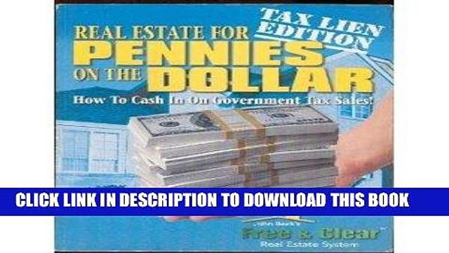 [PDF] Real Estate for Pennies on the Dollar: How to Cash in on Government Tax Sales (John Beck s