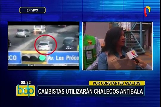 Surco: cambistas utilizarán chalecos antibalas ante continuos asaltos