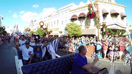 Chicago Cubs players get World Series victory parade at Disney World