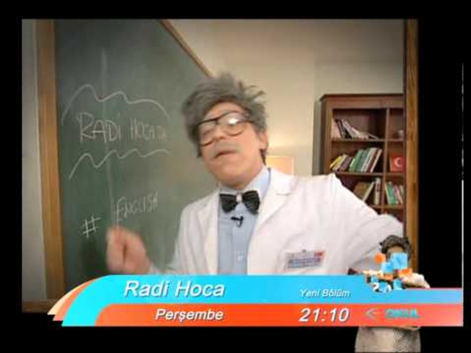 Radi Hoca İngilizce konuşuyor, İngilizce'yi konuşuyor...