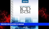 Best books  ICD-10-CM 2016: The Complete Official Draft Code Set (Icd-10-Cm the Complete Official