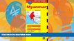 Books to Read  Myanmar Travel Map Third Edition (Periplus Travel Maps)  Best Seller Books Best