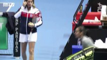 Entretien avec Amélie Mauresmo avant la finale de la Fed Cup