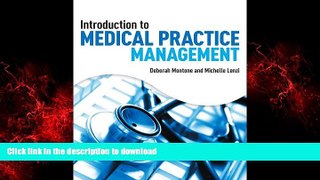 Buy books  Introduction to Medical Practice Management online to buy