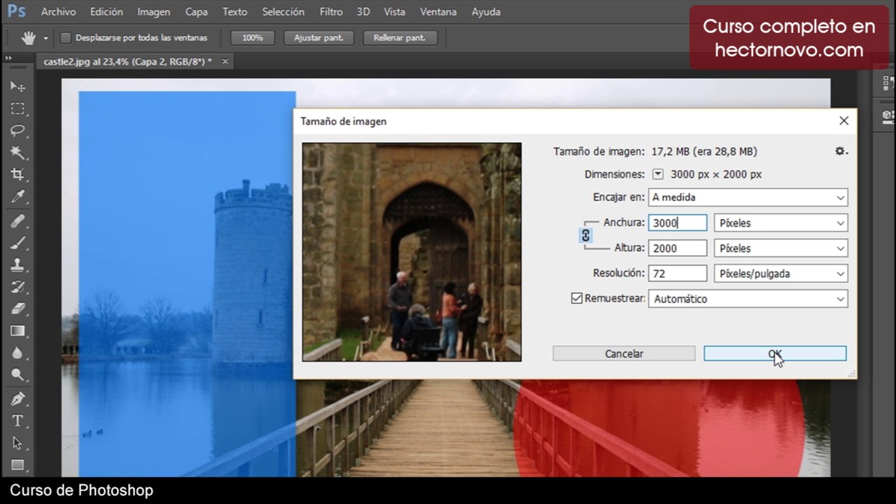 Curso Photoshop: Barra de menúes (parte 2)