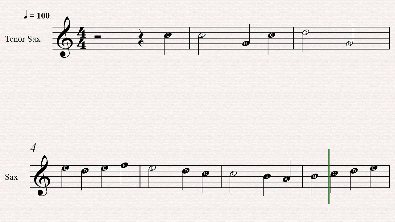 Tenor Sax Christmas Sheet Music: O Come All Ye Faithful