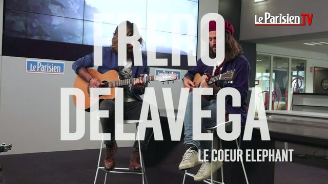 Les Fréro Delavega chantent « Le cœur éléphant » au Parisien