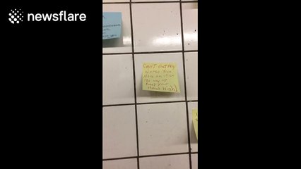 Subway notes give New Yorkers free 'therapy'