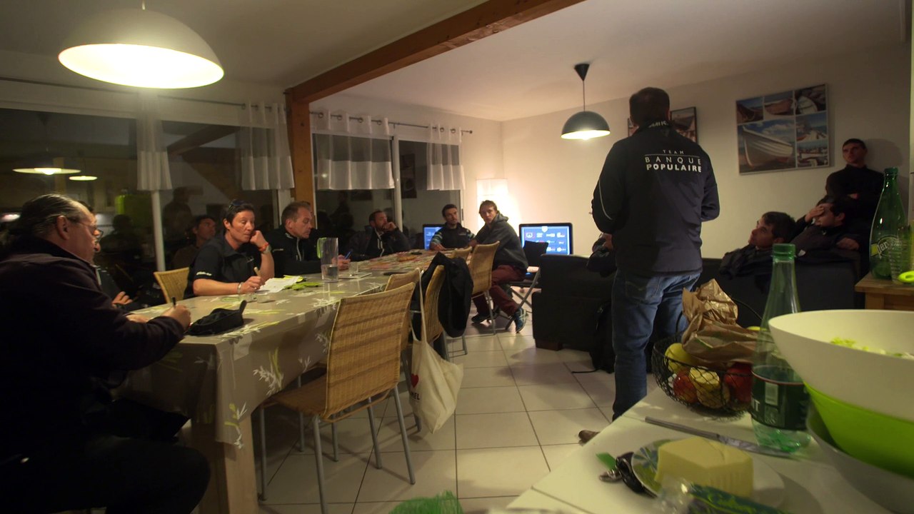 Briefing Départ - Voile Banque Populaire