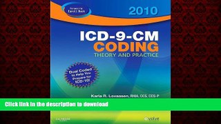 Best book  ICD-9-CM Coding, 2010 Edition: Theory and Practice, 1e online for ipad