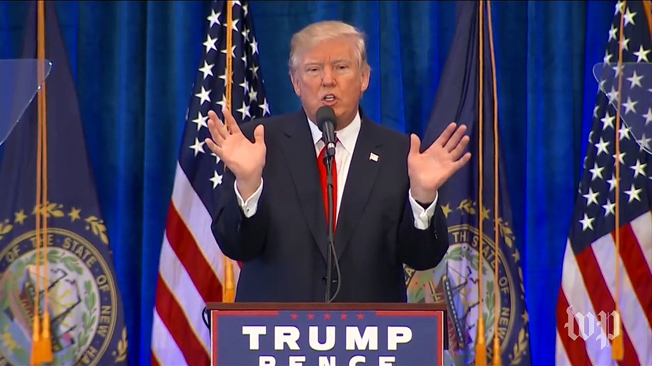 Trump: 'I've won many environmental awards'