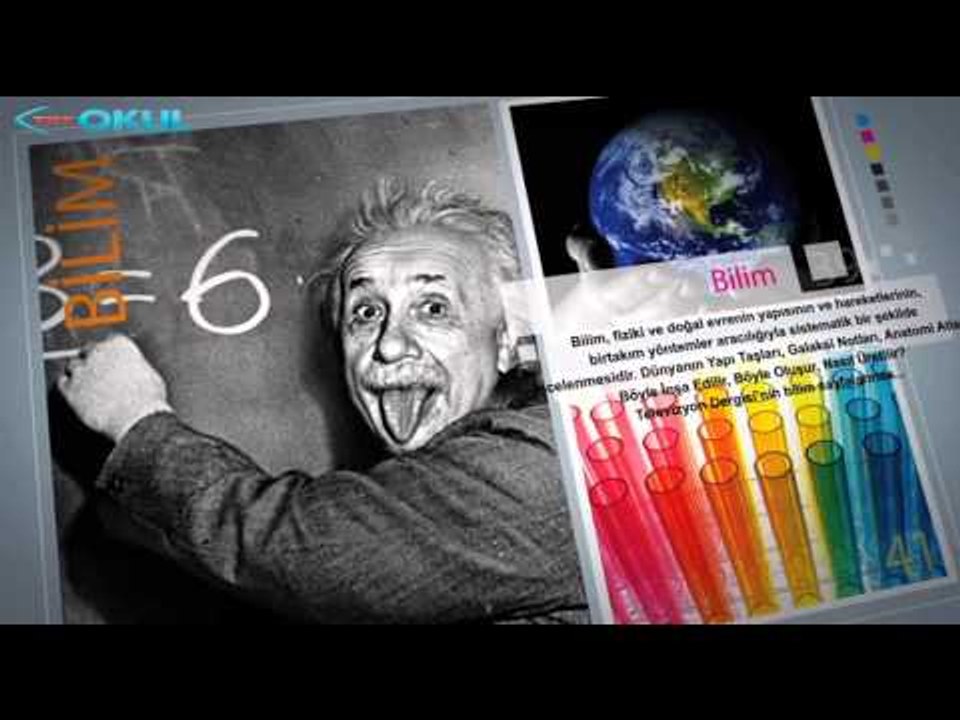 Televizyon Dergisi Hafta İçi Her Gün 14.00'te TRT Okul'da.