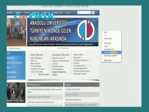 Temel Bilgi Teknolojileri 2 - 3. Ders - Açık Sınıf - TRT Okul