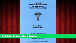 Read book  USAMRIID s Medical Management of Biological Casualties Handbook online