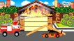 Dessin animé pour enfant, Camion pompier et Voiture de police, Vidéo Éducative de Voitures
