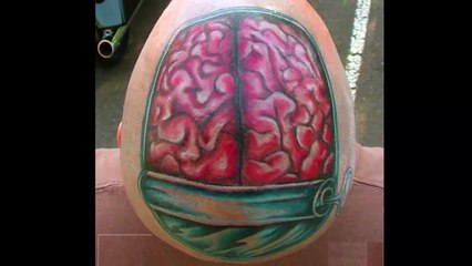 31.12 Creepiest Anatomical Tattoos - YouTube