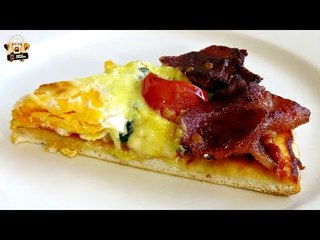 BACON & EGGS BREAKFAST PIZZA RECIPE