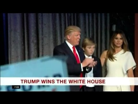 トランプ和解のメッセージ ＢＢＣニュース・アメリカ 2016_11_10_7am JST