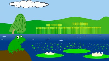 Çocuk şarkıları - Küçük kurbağa (orijinal müzik ve sözleri) - çizgi film