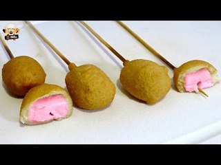 HOW TO MAKE DEEP FRIED BUBBLE GUM DIY EASY RECIPES