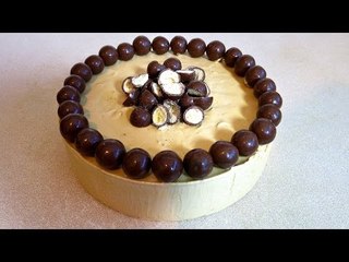 CARAMEL MALTESER ICE CREAM CAKE - 3 INGREDIENTS