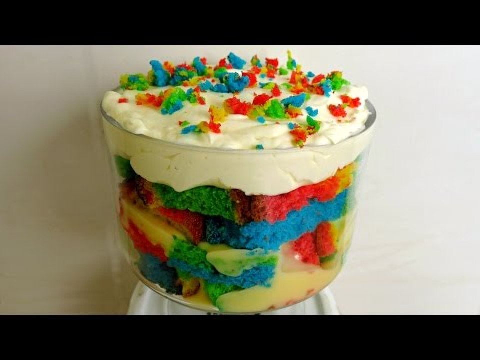 MINI RAINBOW TRIFLE RECIPE