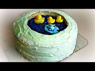 GIANT DUCK POND CAKE