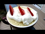 STRAWBERRIES & CREAM MUG CAKE RECIPE