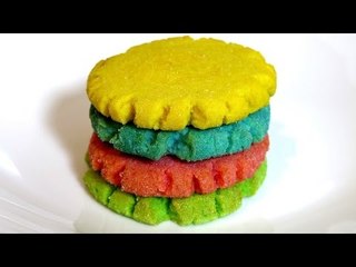 HOW TO MAKE RAINBOW JELLO COOKIES