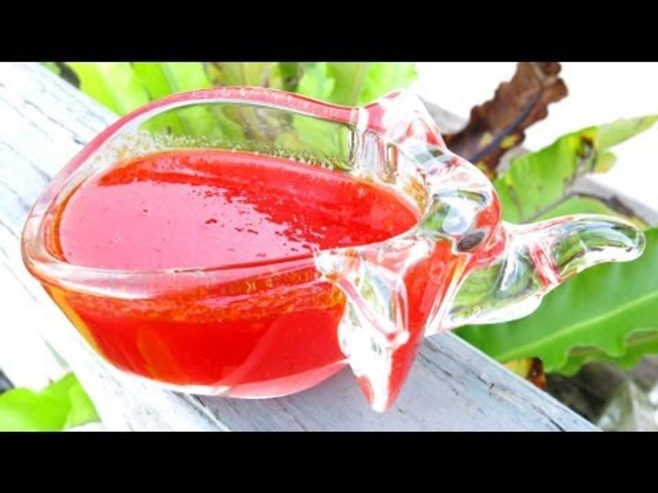 HOW TO MAKE SWEET CHILLI SAUCE