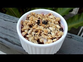 MANDARIN & STRAWBERRY CRUMBLE