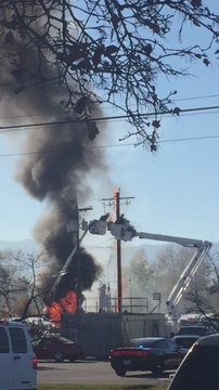 Dramatic Escape for Utah Lineman as Cherry Picker Engulfed by Flames
