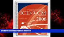 Buy book  ICD-9-CM 2008 Volumes 1   2, Professional for Physicians online to buy