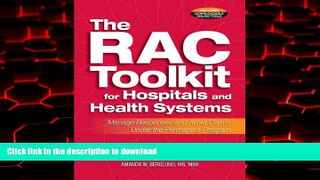 Buy book  The RAC Toolkit for Hospitals and Health Systems: Manage Responses and Avoid Claims