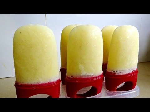 HOMEMADE TROPICAL POPSICLES