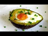 BAKED EGGS IN AVOCADO